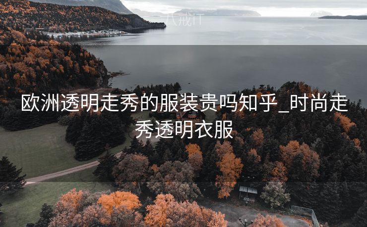 欧洲透明走秀的服装贵吗知乎_时尚走秀透明衣服