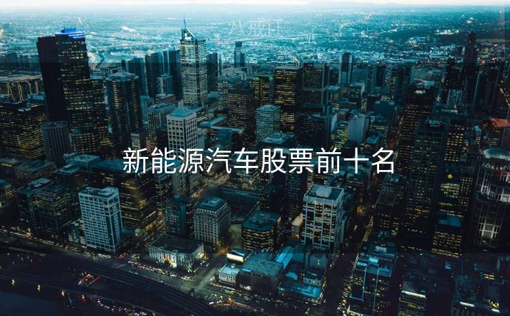  新能源汽车股票前十名