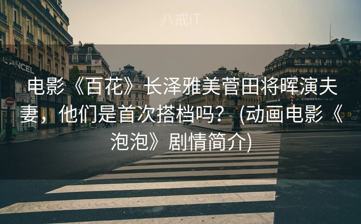 电影《百花》长泽雅美菅田将晖演夫妻，他们是首次搭档吗？ (动画电影《泡泡》剧情简介)