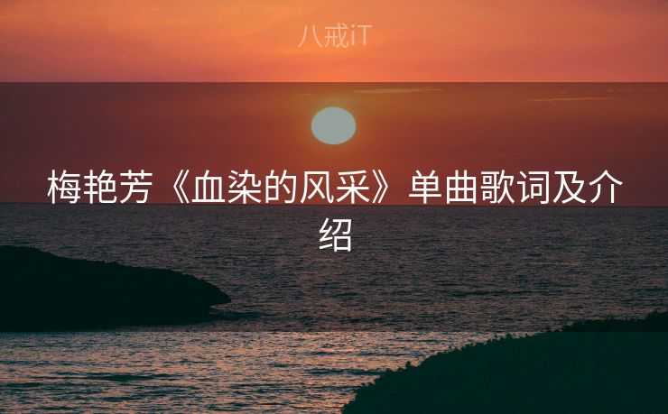 梅艳芳《血染的风采》单曲歌词及介绍