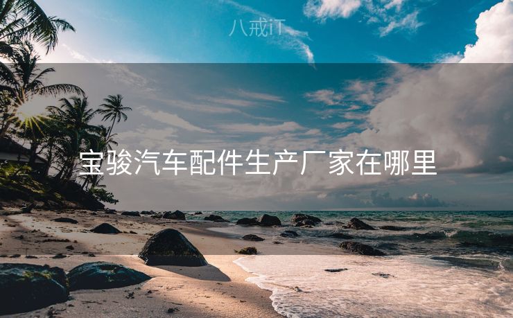 宝骏汽车配件生产厂家在哪里