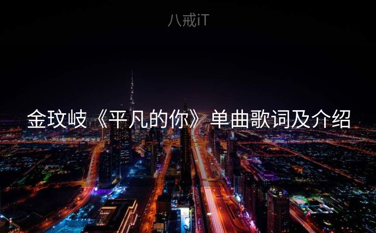 金玟岐《平凡的你》单曲歌词及介绍