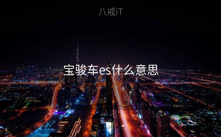 宝骏车es什么意思