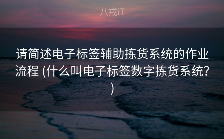 请简述电子标签辅助拣货系统的作业流程 (什么叫电子标签数字拣货系统？)