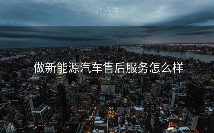  做新能源汽车售后服务怎么样