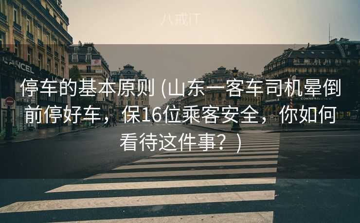 停车的基本原则 (山东一客车司机晕倒前停好车，保16位乘客安全，你如何看待这件事？)