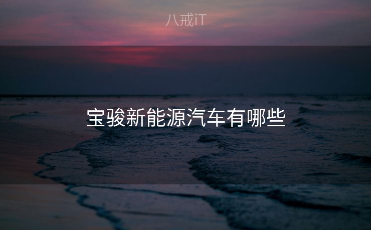 宝骏新能源汽车有哪些
