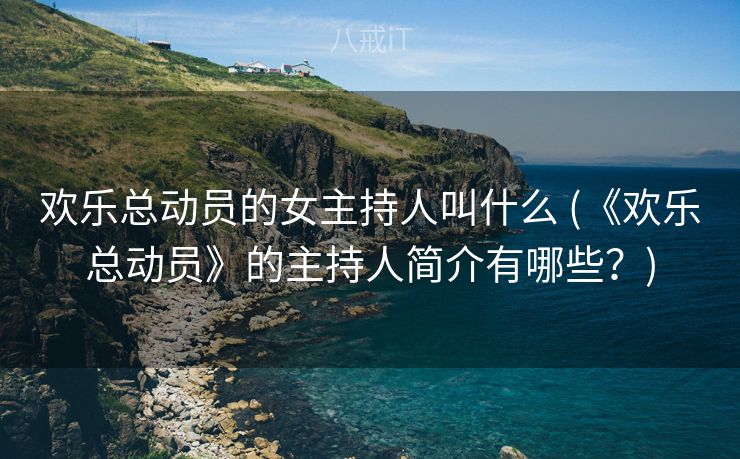 欢乐总动员的女主持人叫什么 (《欢乐总动员》的主持人简介有哪些？)