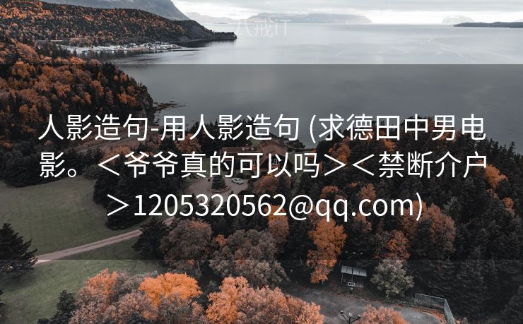 人影造句-用人影造句 (求德田中男电影。＜爷爷真的可以吗＞＜禁断介户＞1205320562@qq.com)