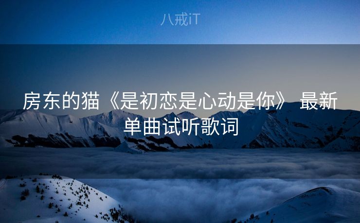 房东的猫《是初恋是心动是你》 最新单曲试听歌词