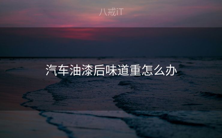 汽车油漆后味道重怎么办