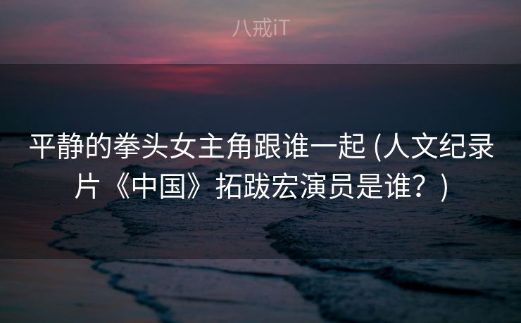 平静的拳头女主角跟谁一起 (人文纪录片《中国》拓跋宏演员是谁？)