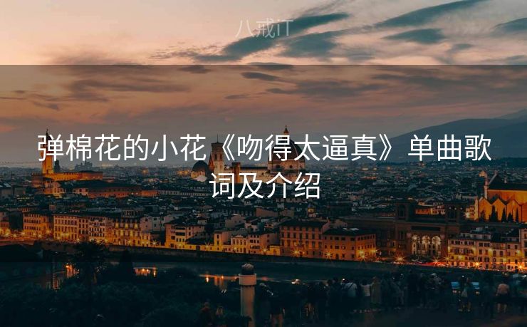 弹棉花的小花《吻得太逼真》单曲歌词及介绍