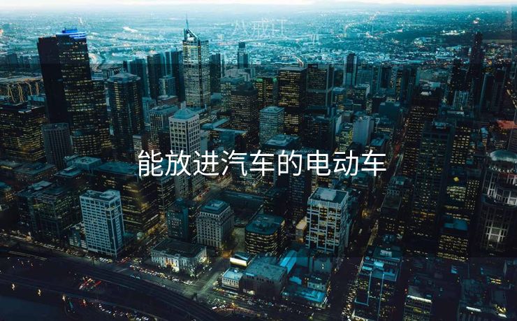  能放进汽车的电动车
