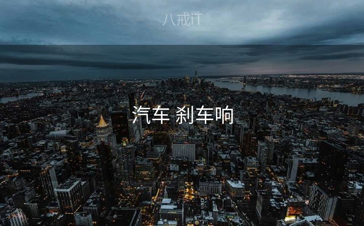 汽车 刹车响