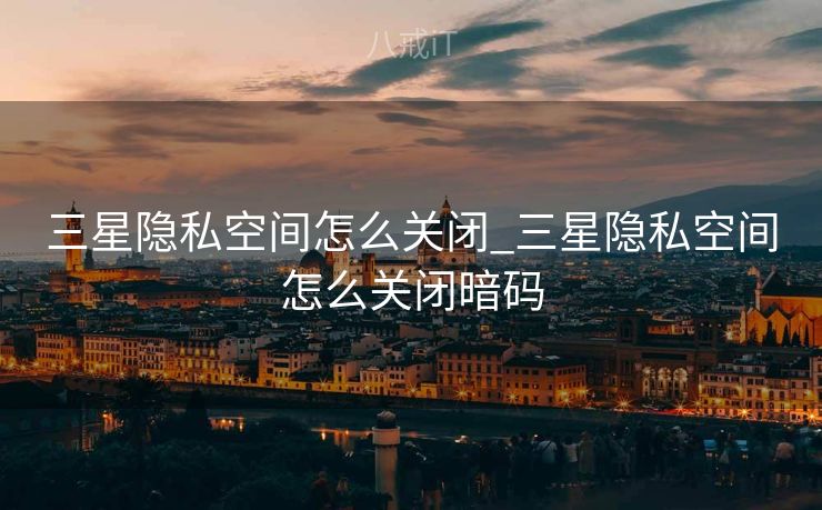 三星隐私空间怎么关闭_三星隐私空间怎么关闭暗码
