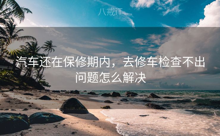 汽车还在保修期内，去修车检查不出问题怎么解决