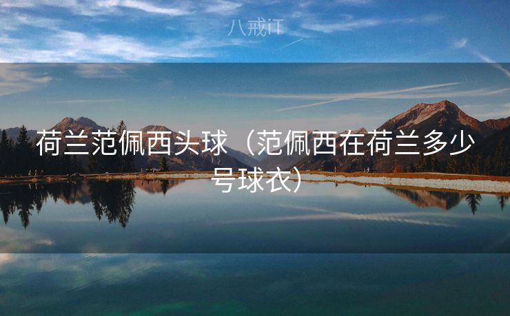 荷兰范佩西头球（范佩西在荷兰多少号球衣）