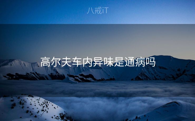 高尔夫车内异味是通病吗