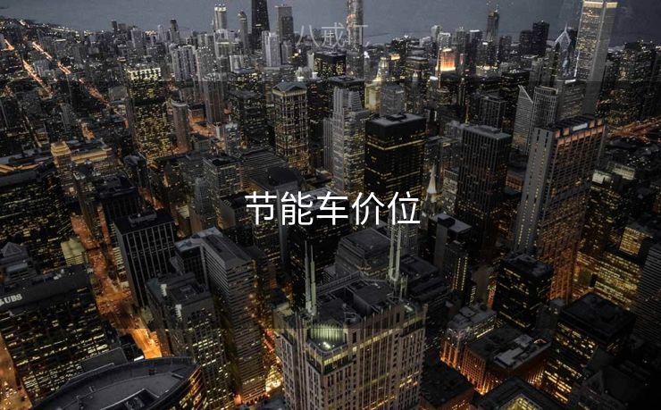 节能车价位