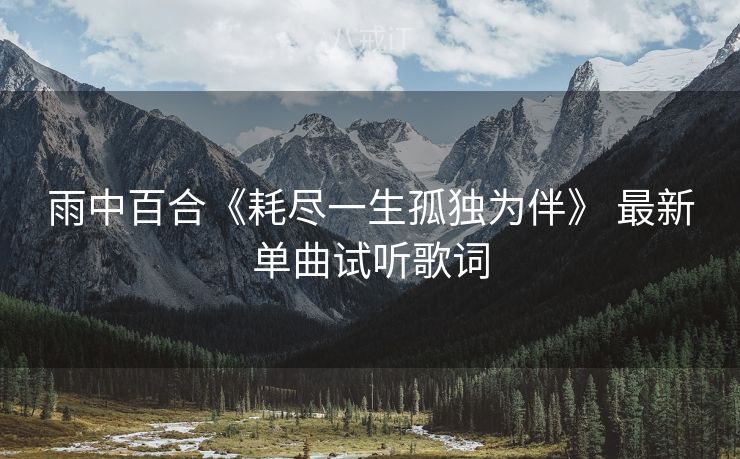 雨中百合《耗尽一生孤独为伴》 最新单曲试听歌词