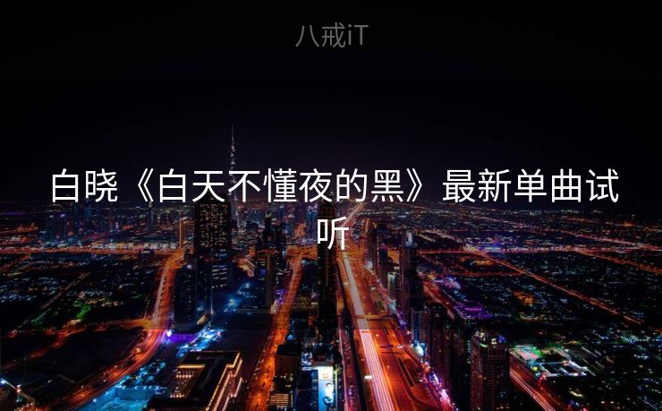 白晓《白天不懂夜的黑》最新单曲试听
