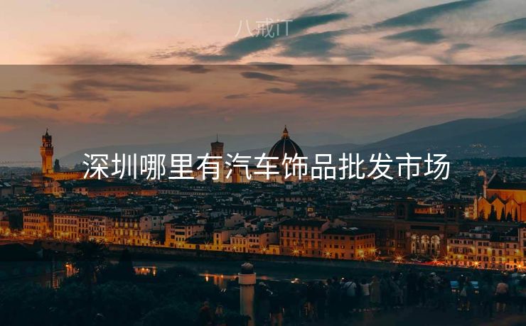  深圳哪里有汽车饰品批发市场