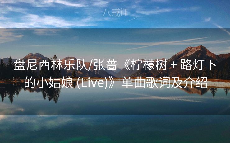 盘尼西林乐队/张蔷《柠檬树 + 路灯下的小姑娘 (Live)》单曲歌词及介绍