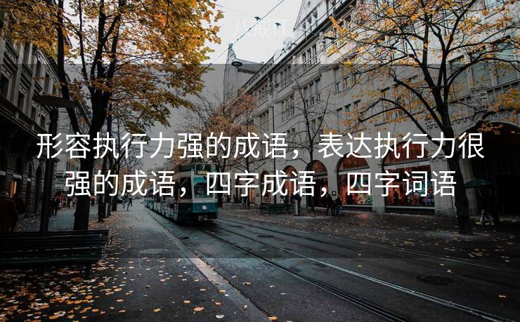 形容执行力强的成语，表达执行力很强的成语，四字成语，四字词语