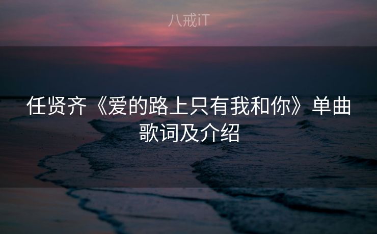 任贤齐《爱的路上只有我和你》单曲歌词及介绍