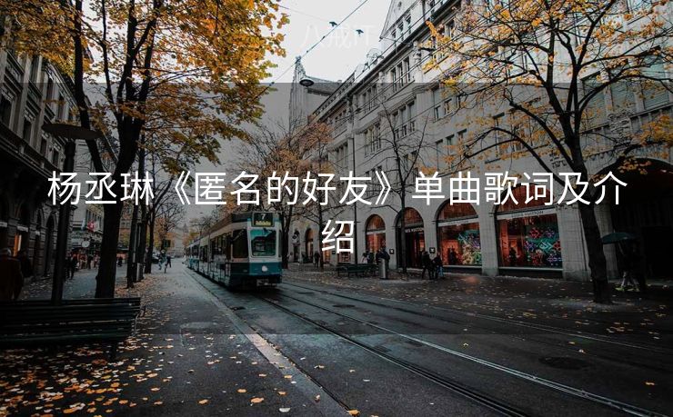 杨丞琳《匿名的好友》单曲歌词及介绍