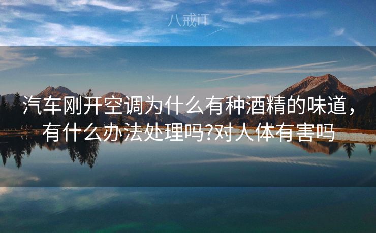 汽车刚开空调为什么有种酒精的味道，有什么办法处理吗?对人体有害吗