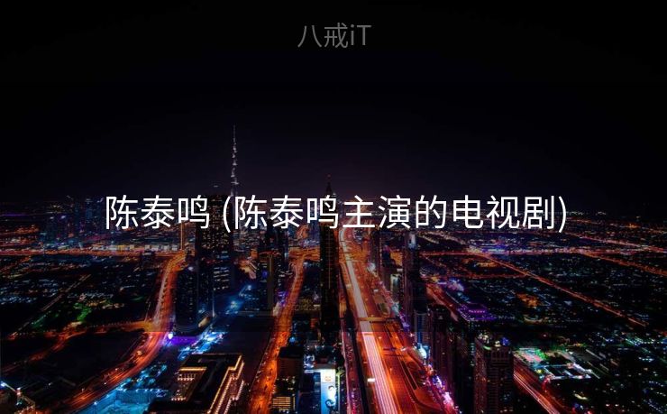 陈泰鸣 (陈泰鸣主演的电视剧)