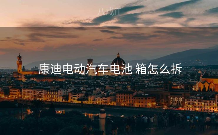  康迪电动汽车电池 箱怎么拆