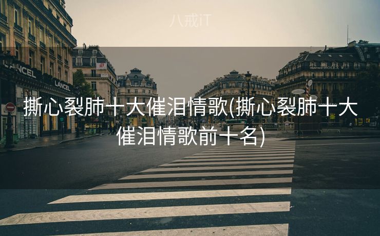 撕心裂肺十大催泪情歌(撕心裂肺十大催泪情歌前十名)