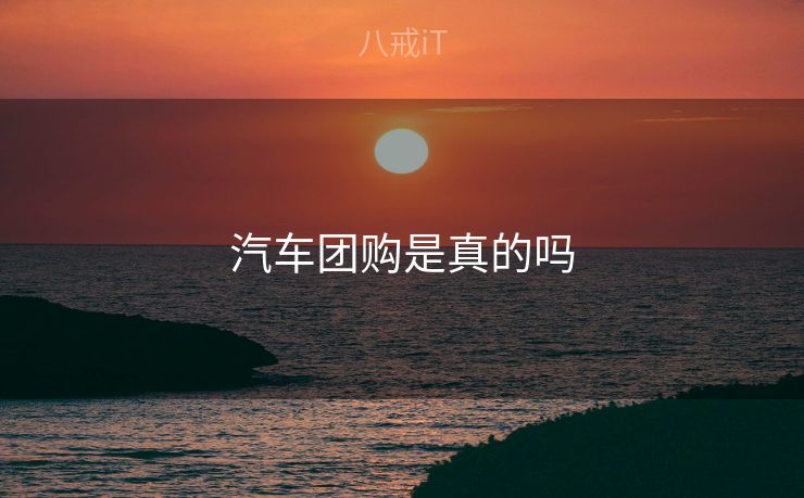 汽车团购是真的吗