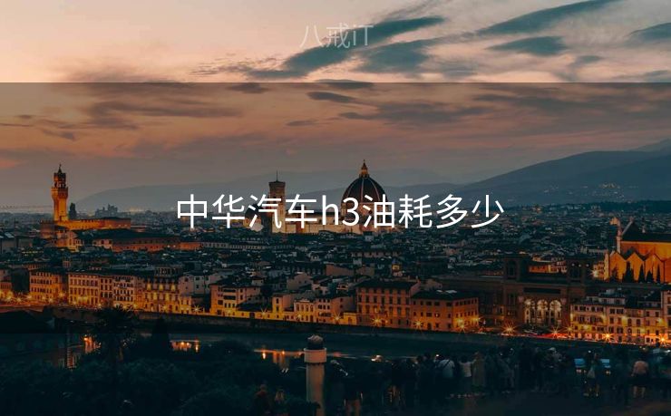  中华汽车h3油耗多少