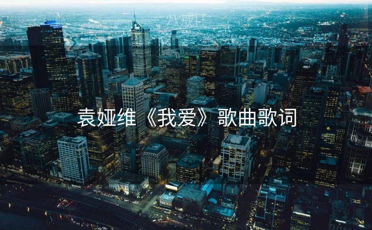 袁娅维《我爱》歌曲歌词