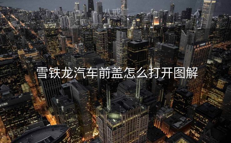  雪铁龙汽车前盖怎么打开图解