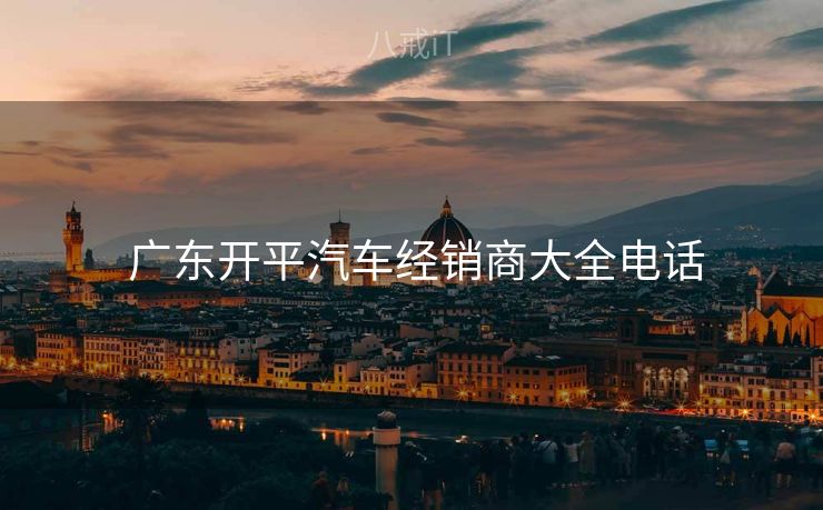  广东开平汽车经销商大全电话