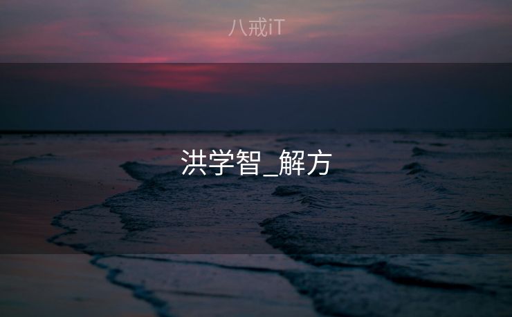 洪学智_解方 洪学智_解方