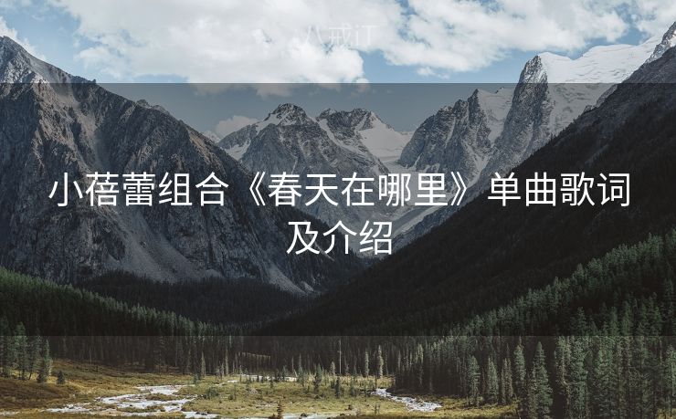小蓓蕾组合《春天在哪里》单曲歌词及介绍