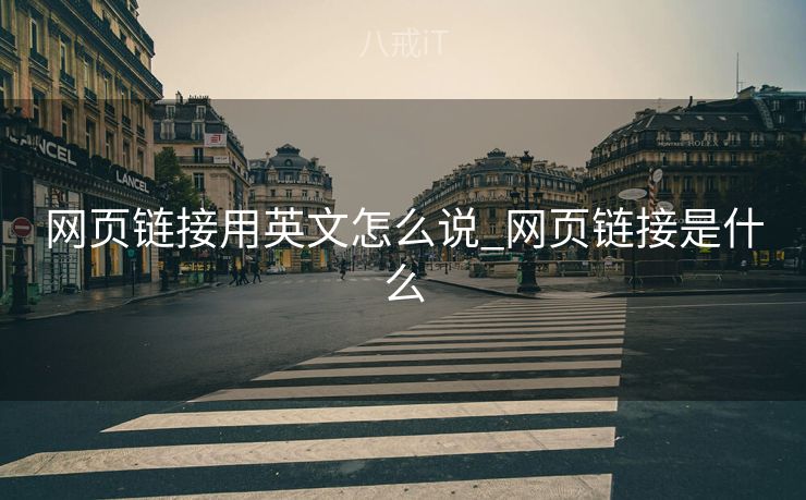 网页链接用英文怎么说_网页链接是什么