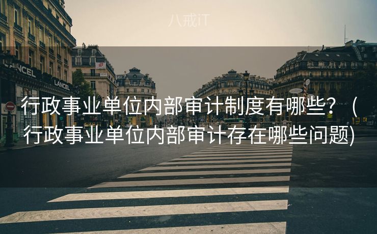 行政事业单位内部审计制度有哪些？ (行政事业单位内部审计存在哪些问题)