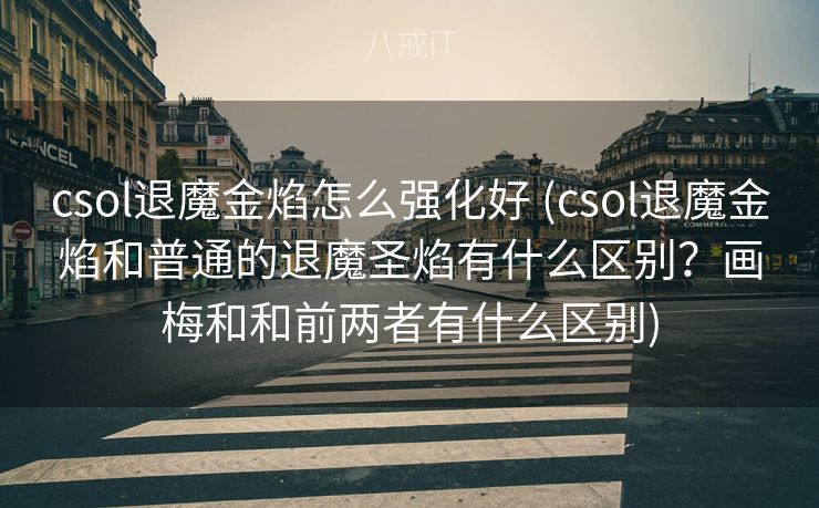 csol退魔金焰怎么强化好 (csol退魔金焰和普通的退魔圣焰有什么区别？画梅和和前两者有什么区别)