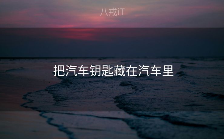  把汽车钥匙藏在汽车里
