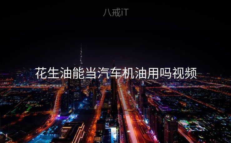 花生油能当汽车机油用吗视频