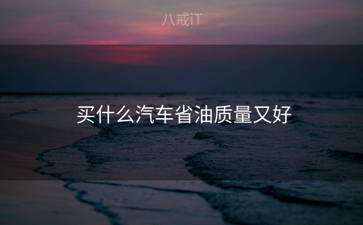  买什么汽车省油质量又好
