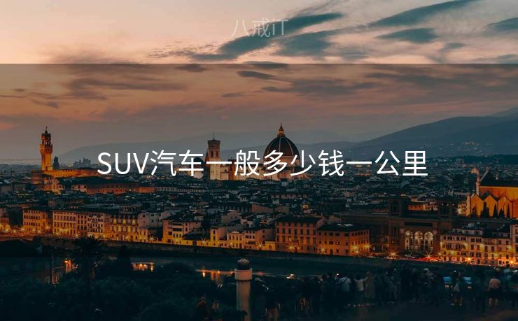  SUV汽车一般多少钱一公里