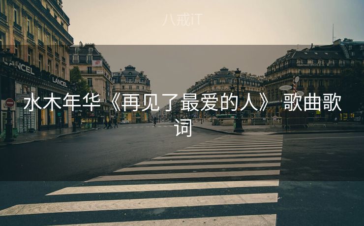 水木年华《再见了最爱的人》 歌曲歌词